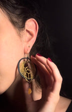 Load image into Gallery viewer, Scarab Drop Earrings
